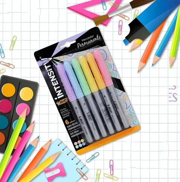 Resaltadores colores pastel 6 unidades - Imagen 5