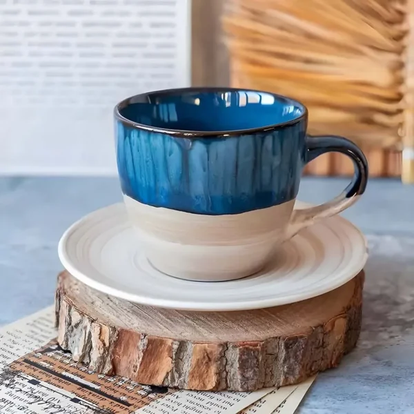 Set de tazas y platos de cerámica 12 piezas - Imagen 2