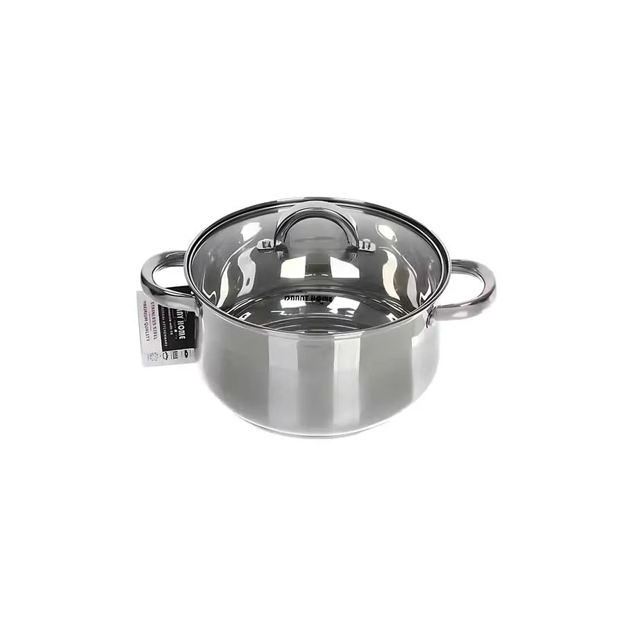 Olla de acero inoxidable de 18cm