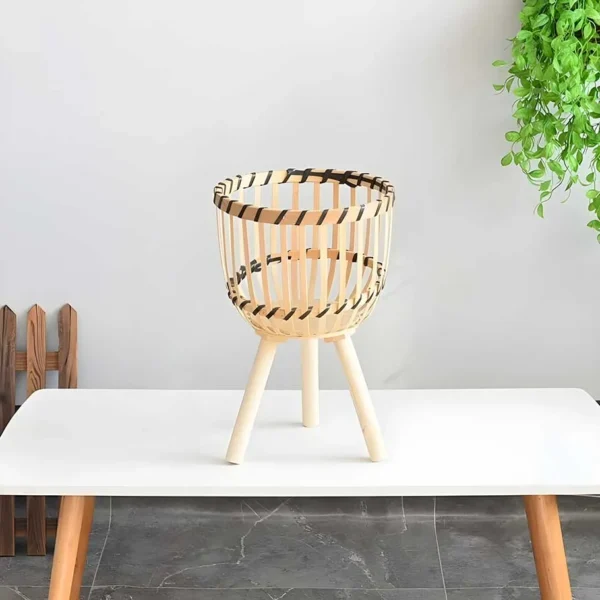 Soporte de bambú para macetas - Imagen 4