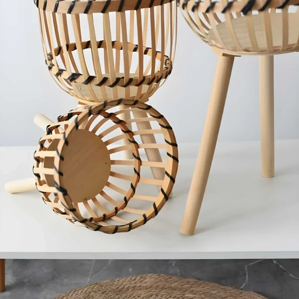 Soporte de bambú para macetas - Imagen 5