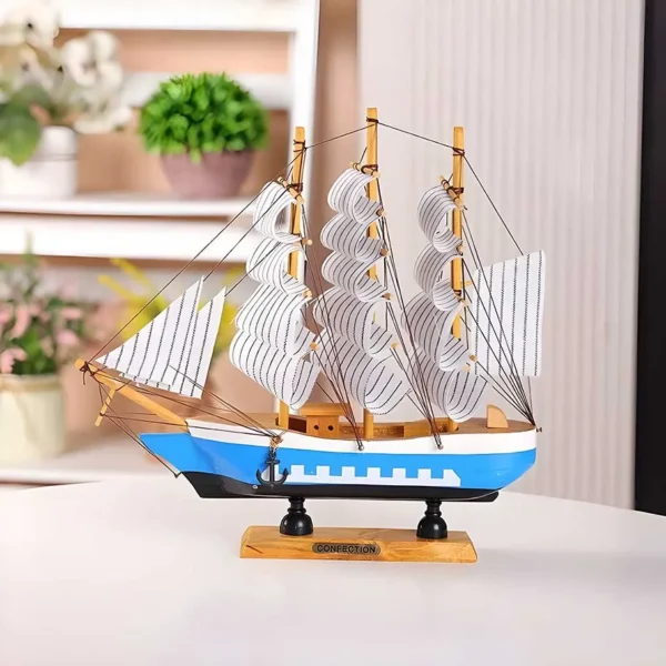 Adorno de barco de madera - Imagen 5