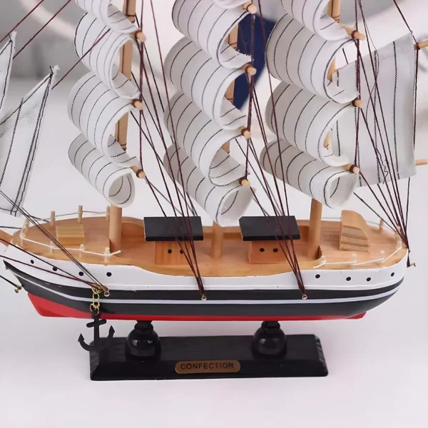 Adorno de velero de madera - Imagen 4
