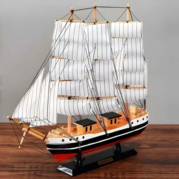 Adorno de velero de madera - Imagen 6