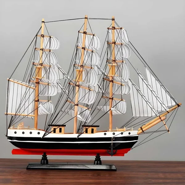 Adorno de velero de madera - Imagen 8