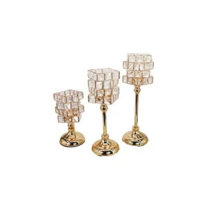 Set de candelabros de 3 piezas