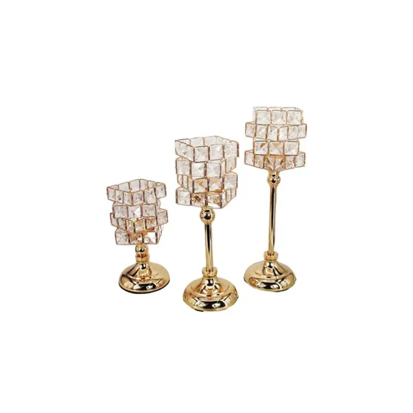 Set de candelabros de 3 piezas