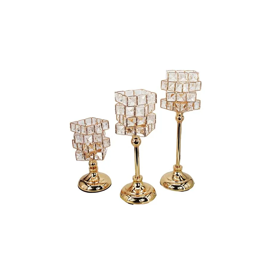 Set de candelabros de 3 piezas
