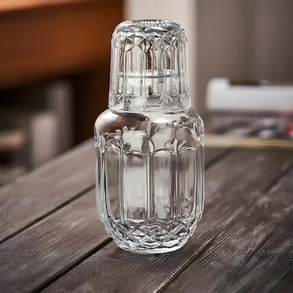 Set de botella y vaso de vidrio - Imagen 2
