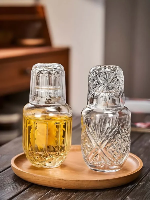 Set de botella y vaso de vidrio - Imagen 3