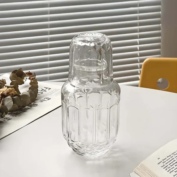 Set de botella y vaso de vidrio - Imagen 4