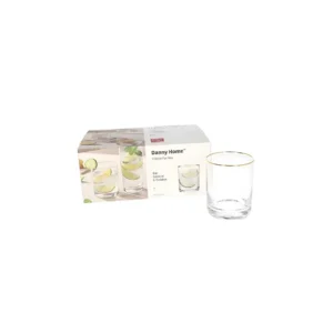 Set de vasos de vidrio 6 piezas