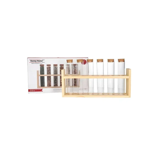 Set de tubos de almacenamiento para especias