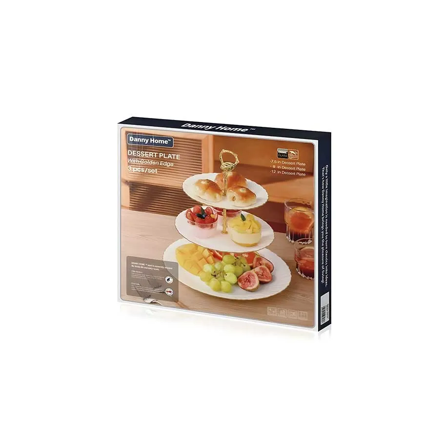 Set de platos para postre