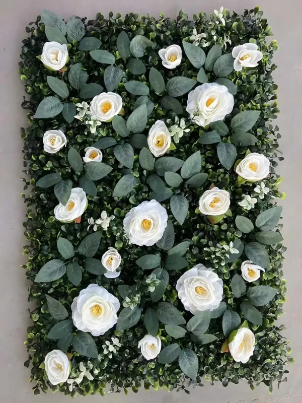 Césped con flores artificiales - Imagen 3