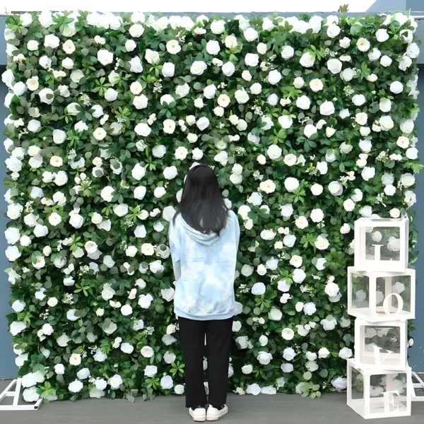 Césped con flores artificiales - Imagen 5