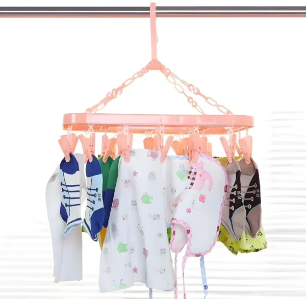 Colgador de ropa con pinzas - Imagen 4