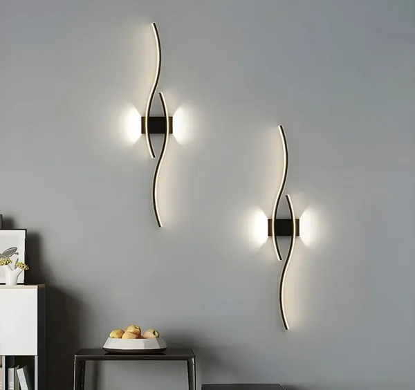 Lampara led decorativa de pared - Imagen 5
