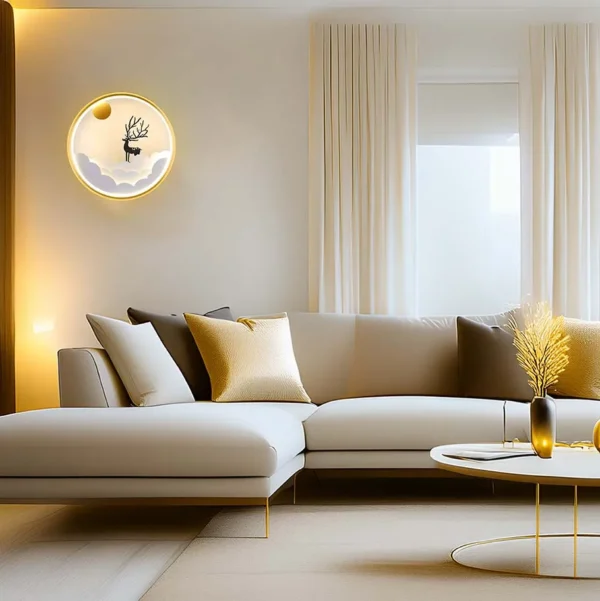 Lampara led decorativa de pared - Imagen 2