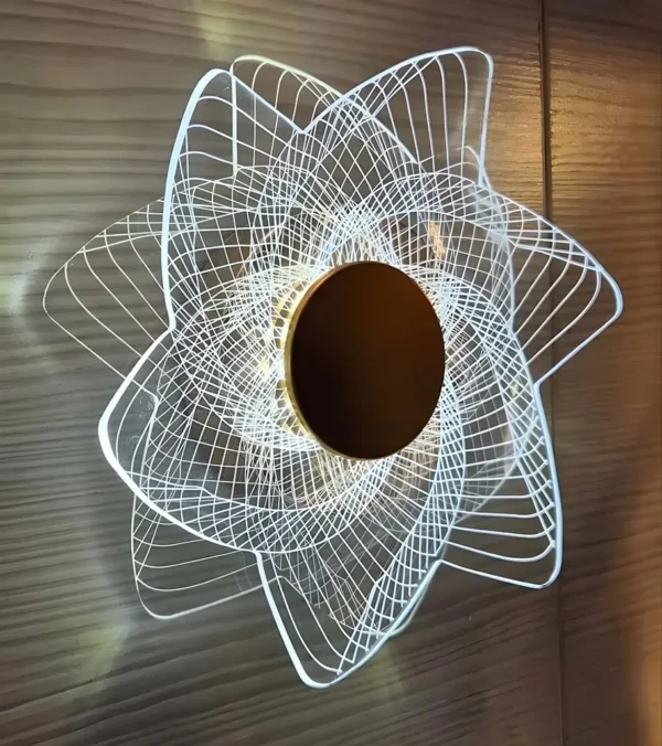 Lampara led decorativa de pared - Imagen 3