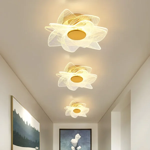 Lampara led decorativa de pared - Imagen 5