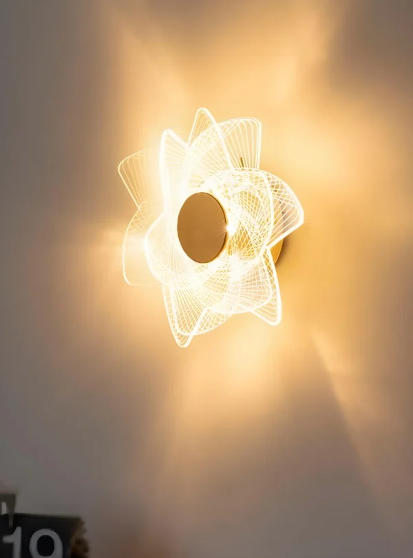 Lampara led decorativa de pared - Imagen 6