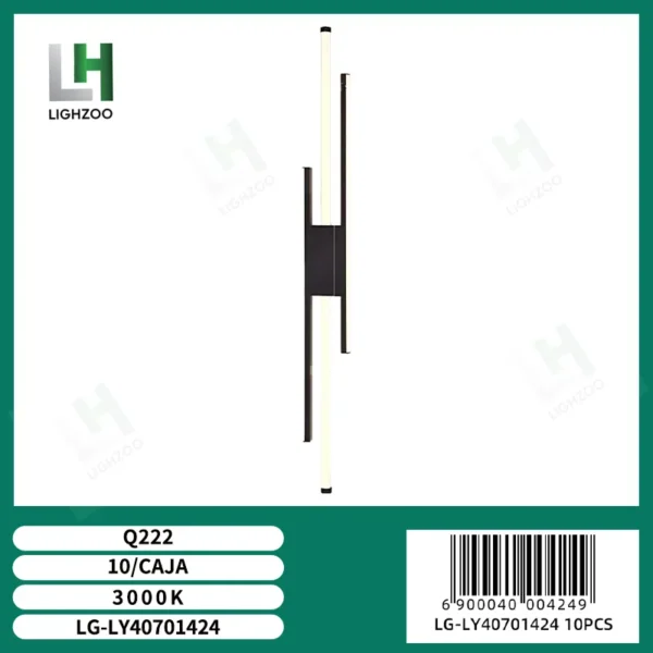 Lámpara decorativa de pared