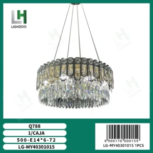 Lámpara decorativa colgante de techo