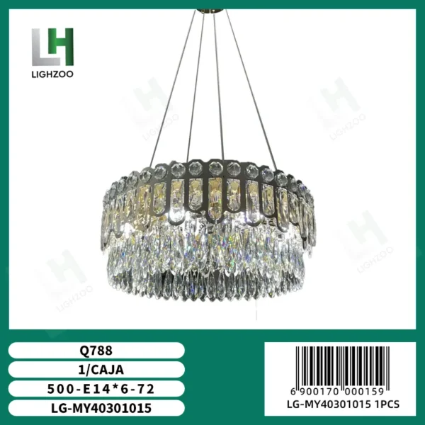 Lámpara decorativa colgante de techo
