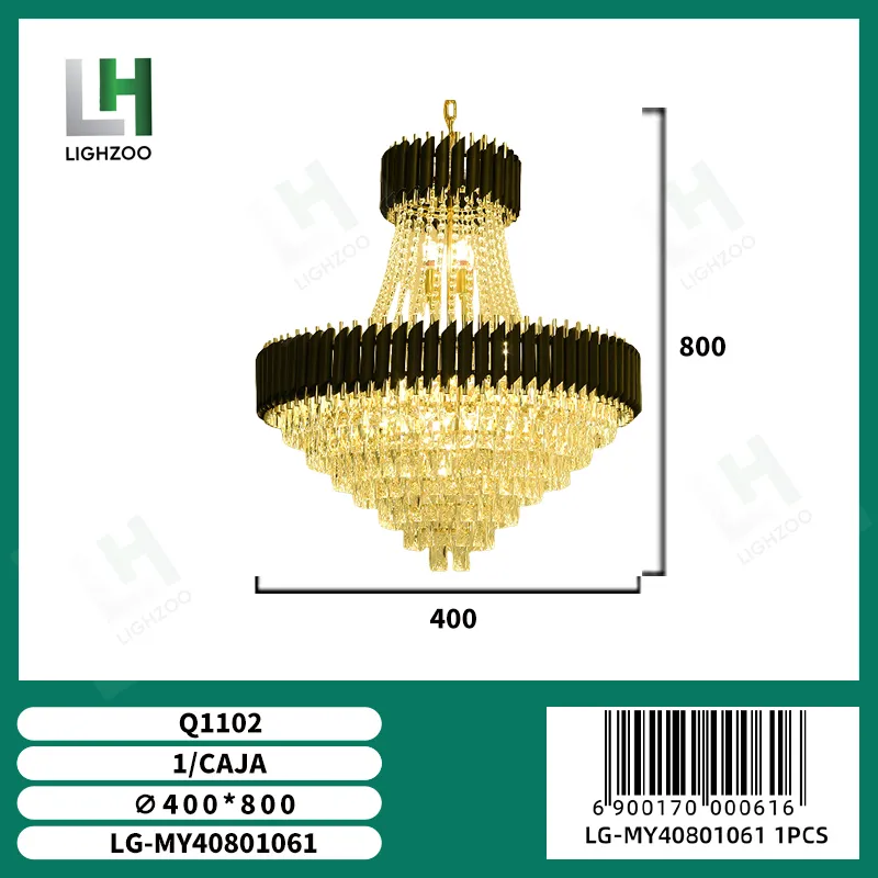 Lámpara decorativa colgante de techo