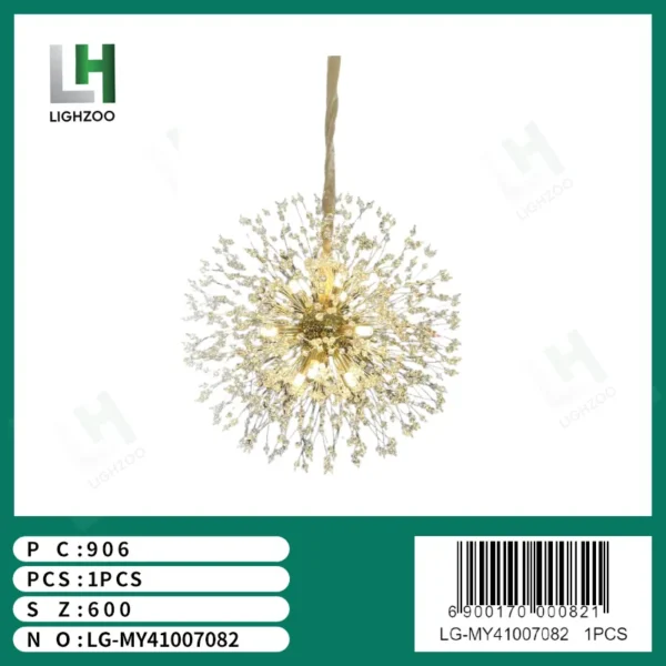 Lámpara decorativa colgante de techo