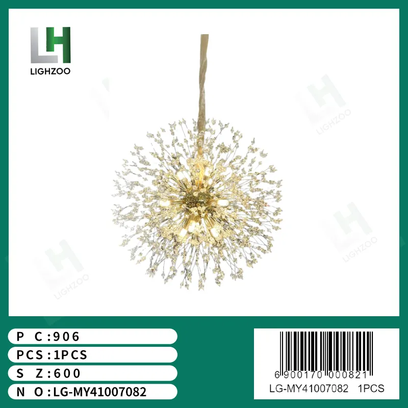 Lámpara decorativa colgante de techo