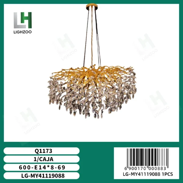 Lámpara decorativa de techo