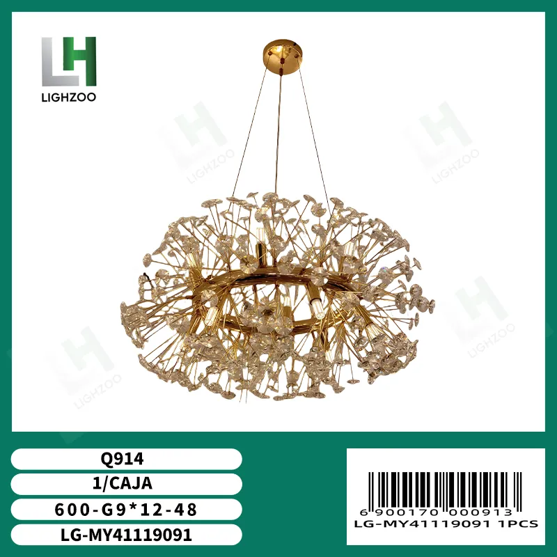 Lámpara decorativa colgante de techo