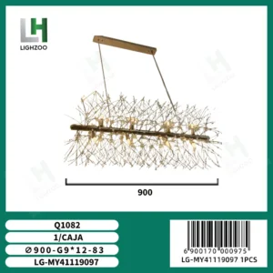 Lámpara decorativa colgante de techo