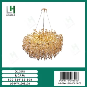 Lámpara decorativa colgante de techo