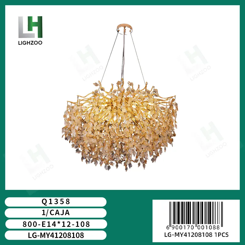Lámpara decorativa colgante de techo