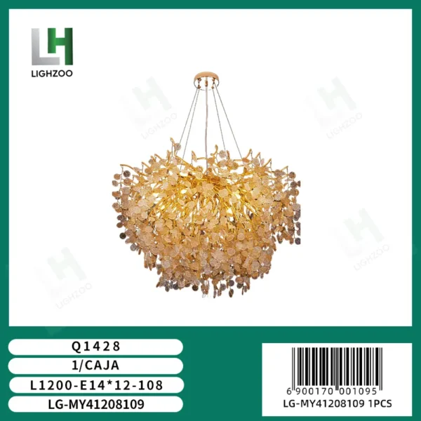 Lámpara decorativa colgante de techo