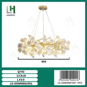 Lámpara decorativa colgante de techo