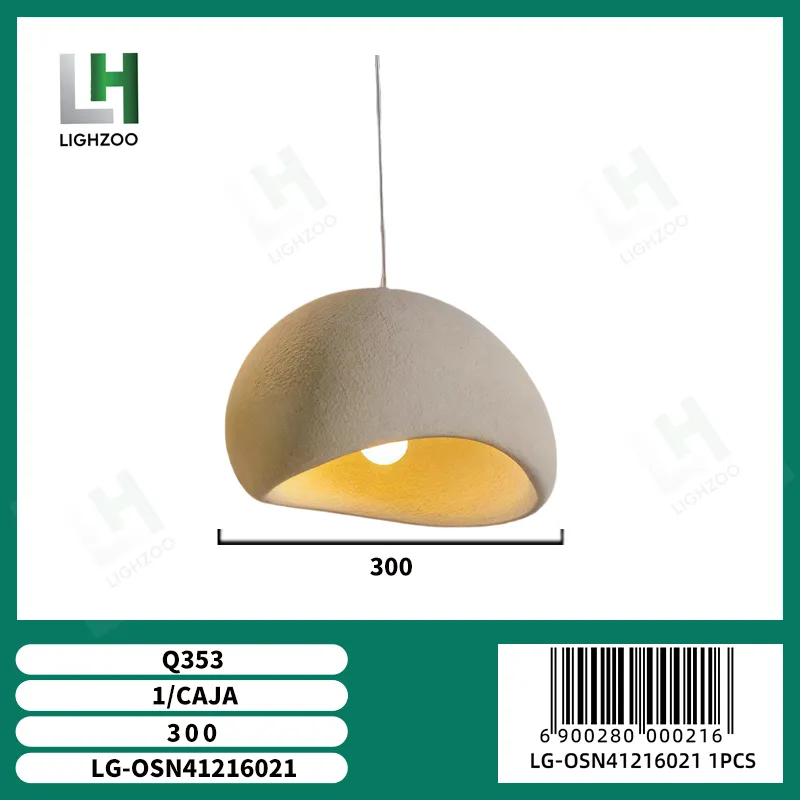 Lámpara decorativa colgante de techo