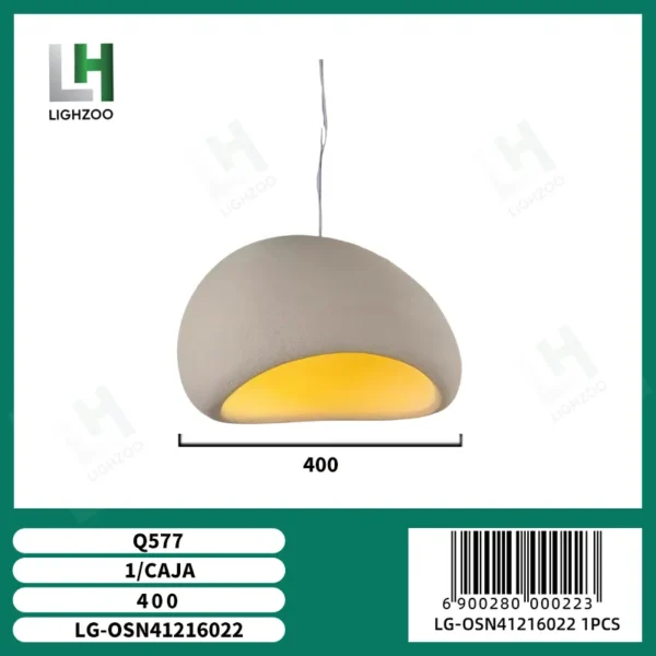 Lámpara decorativa colgante de techo