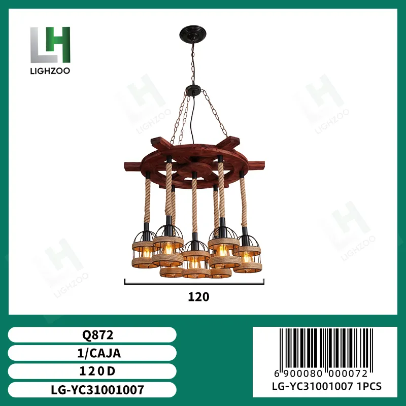 Lámpara decorativa colgante de techo