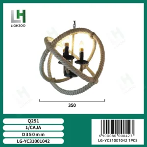 Lámpara decorativa de techo