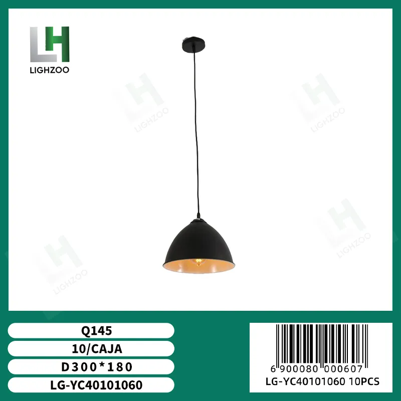 Lámpara decorativa colgante de techo