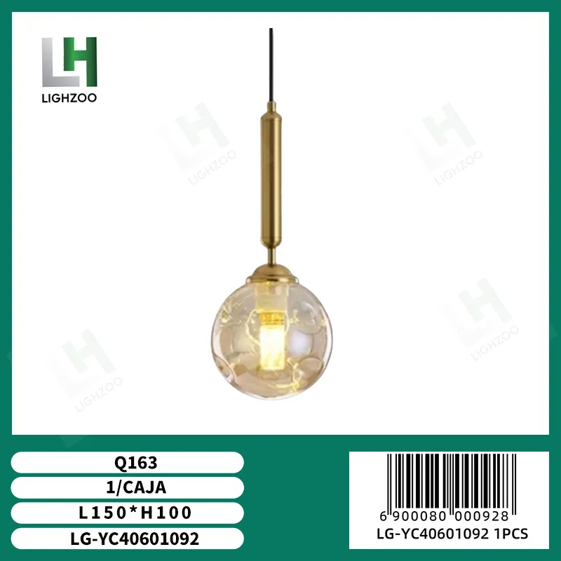 Lámpara decorativa colgante de techo