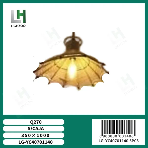Lámpara decorativa de techo