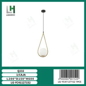 Lámpara decorativa de techo