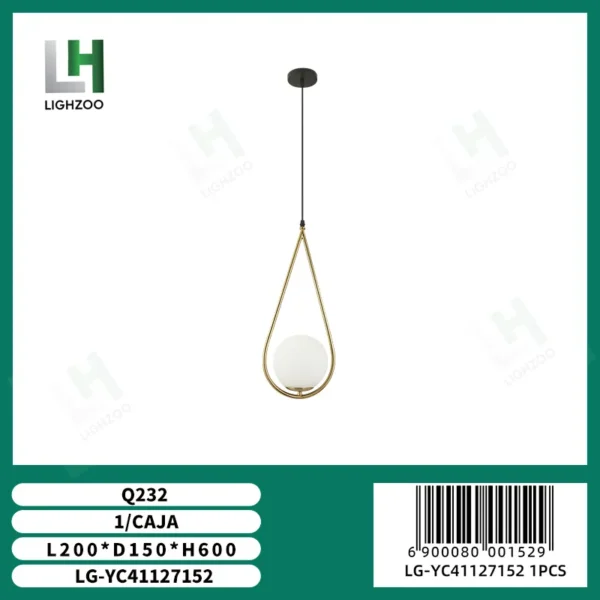 Lámpara decorativa de techo