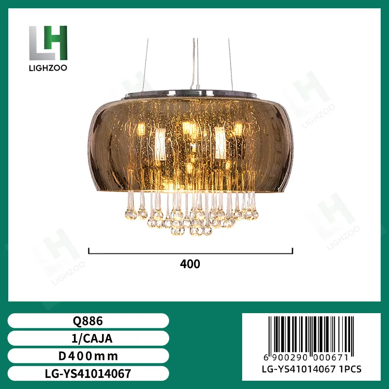 Lámpara decorativa colgante de techo