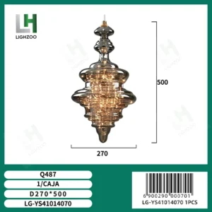 Lámpara decorativa de techo